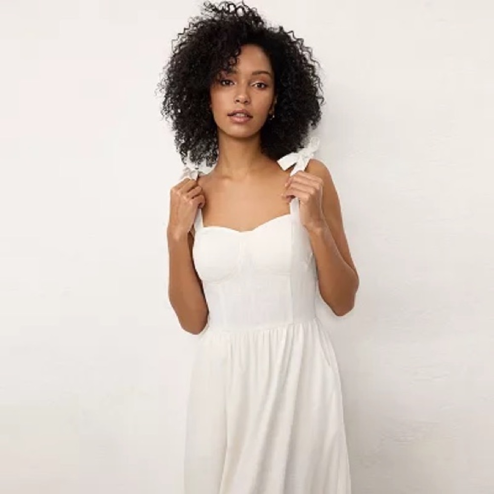 ✨NWT LC Lauren Conrad Corset Midi Dress